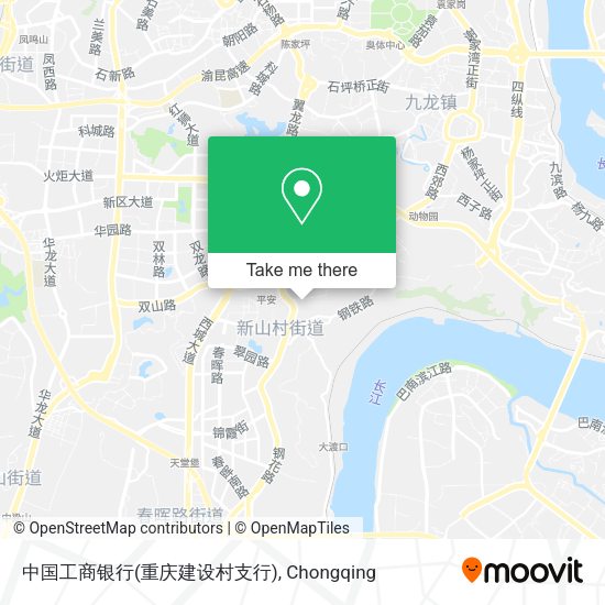 中国工商银行(重庆建设村支行) map