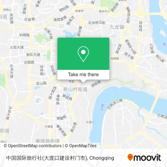 中国国际旅行社(大渡口建设村门市) map