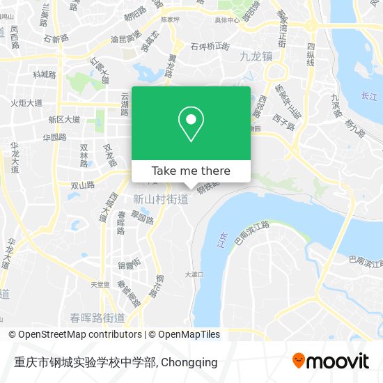 重庆市钢城实验学校中学部 map