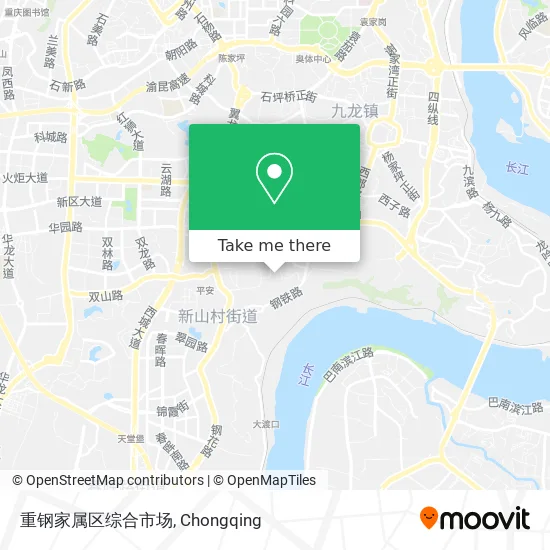 重钢家属区综合市场 map