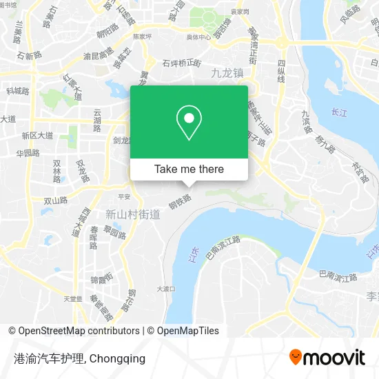 港渝汽车护理 map