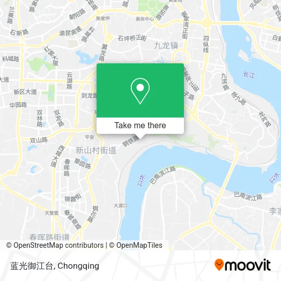蓝光御江台 map