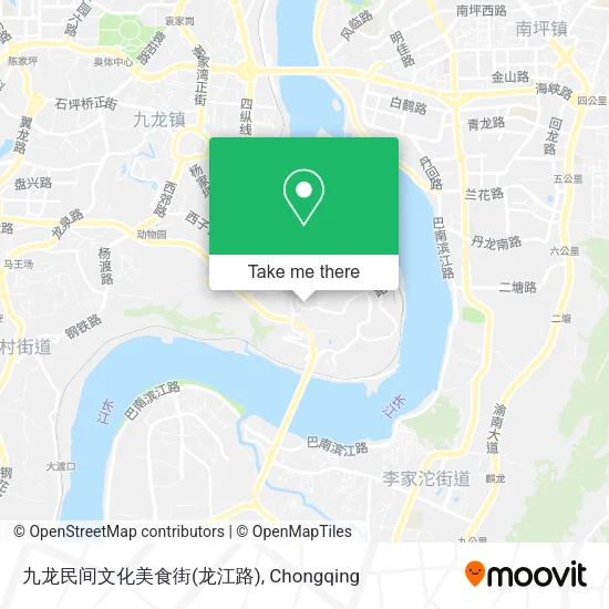 九龙民间文化美食街(龙江路) map