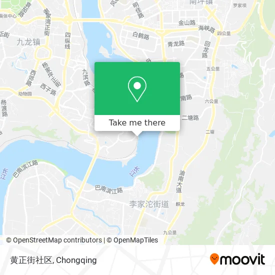 黄正街社区 map