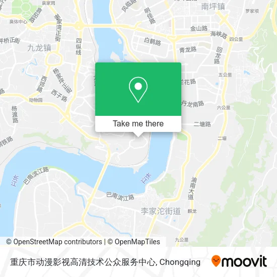重庆市动漫影视高清技术公众服务中心 map