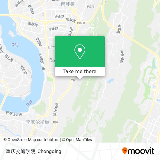 重庆交通学院 map