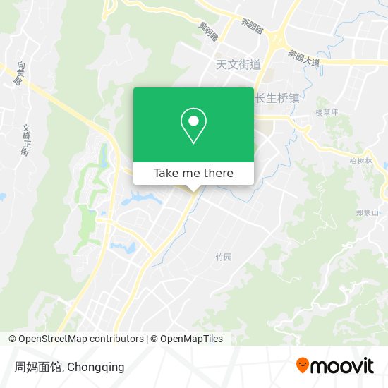 周妈面馆 map