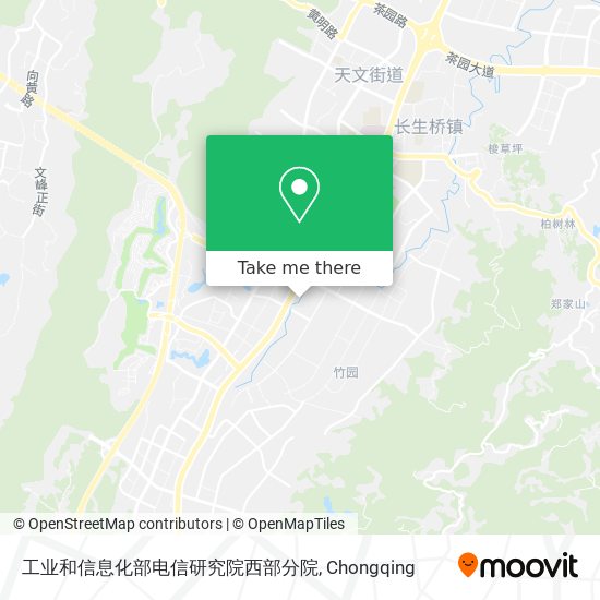 工业和信息化部电信研究院西部分院 map