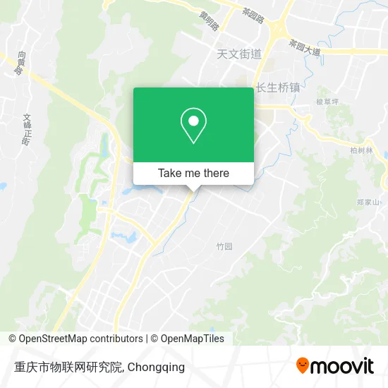 重庆市物联网研究院 map