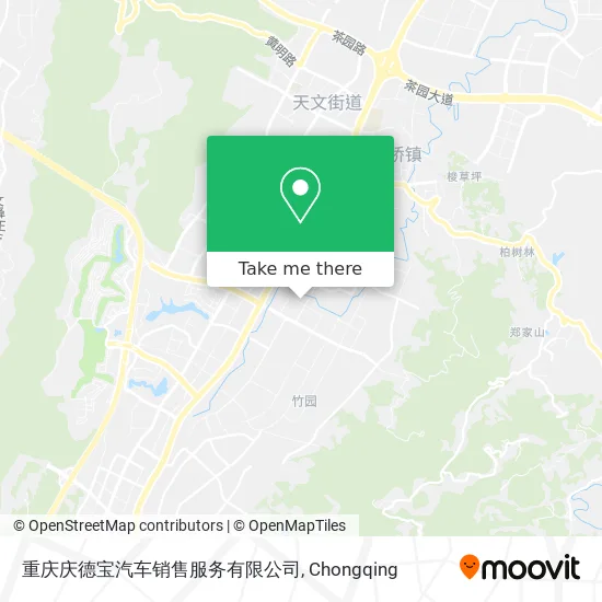 重庆庆德宝汽车销售服务有限公司 map