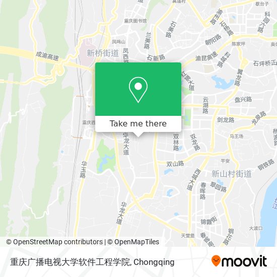 重庆广播电视大学软件工程学院 map