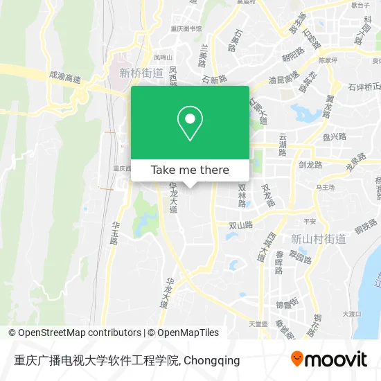重庆广播电视大学软件工程学院 map