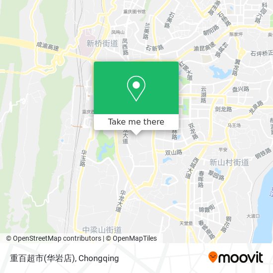 重百超市(华岩店) map
