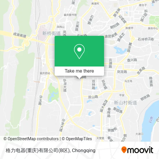 格力电器(重庆)有限公司(B区) map