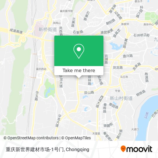 重庆新世界建材市场-1号门 map