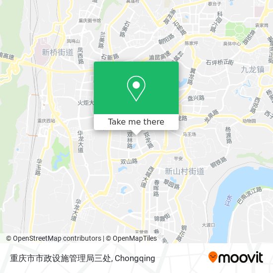 重庆市市政设施管理局三处 map