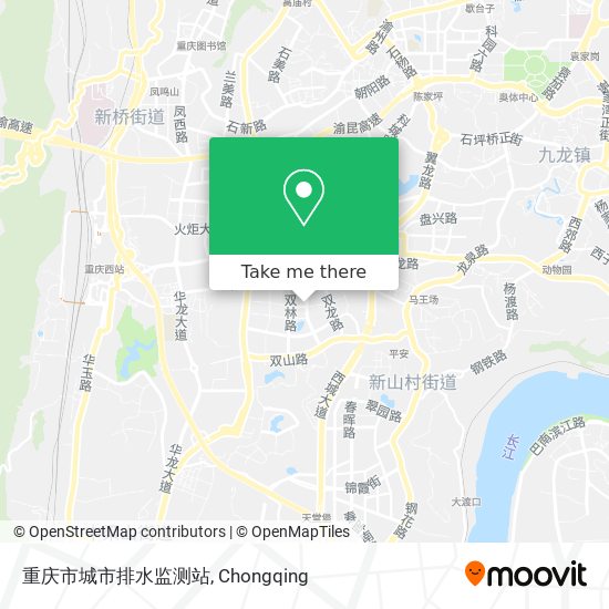 重庆市城市排水监测站 map