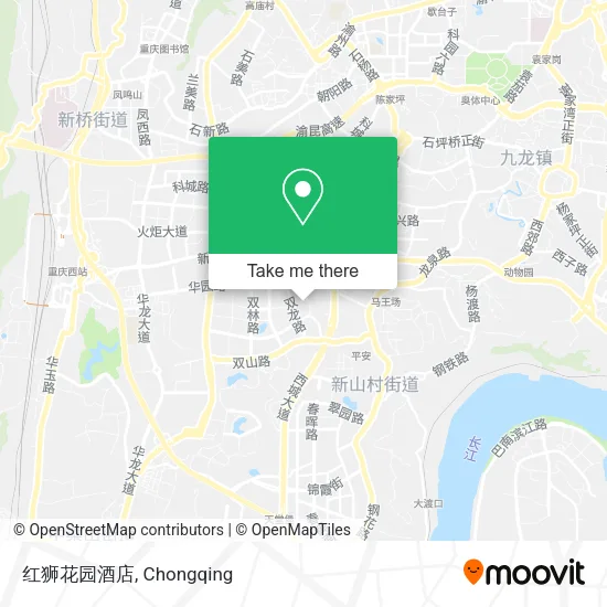 红狮花园酒店 map