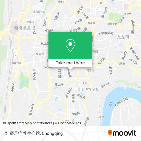 红狮足疗养生会馆 map