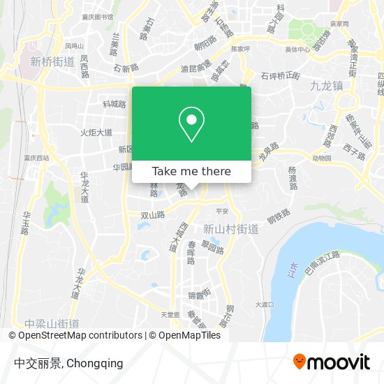中交丽景 map