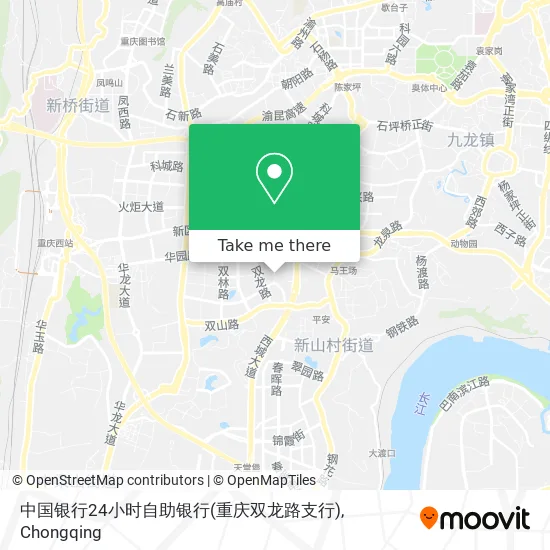 中国银行24小时自助银行(重庆双龙路支行) map