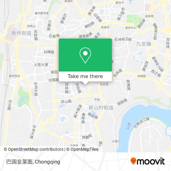 巴国韭菜面 map