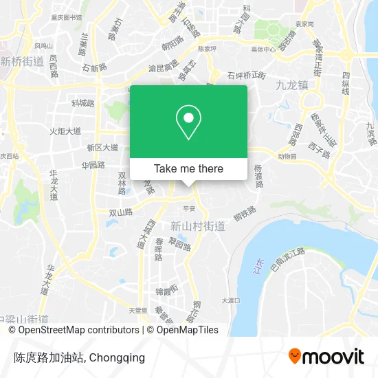 陈庹路加油站 map