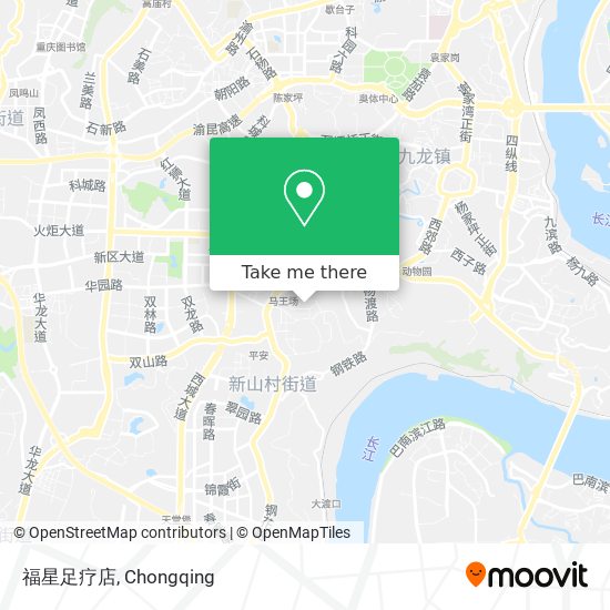 福星足疗店 map