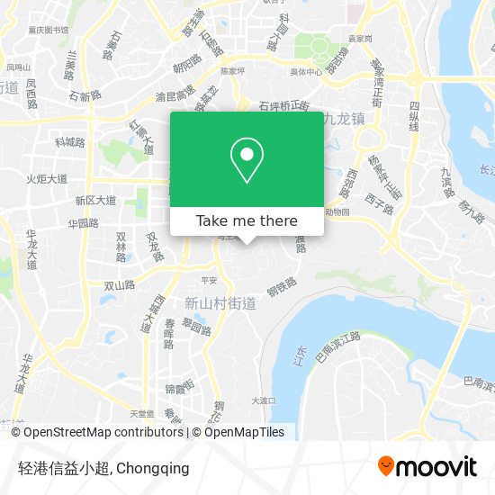 轻港信益小超 map