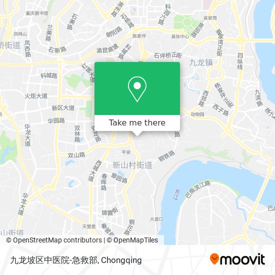 九龙坡区中医院-急救部 map