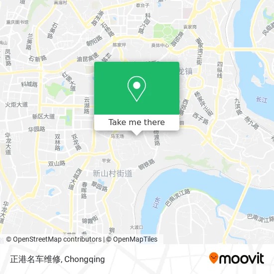 正港名车维修 map