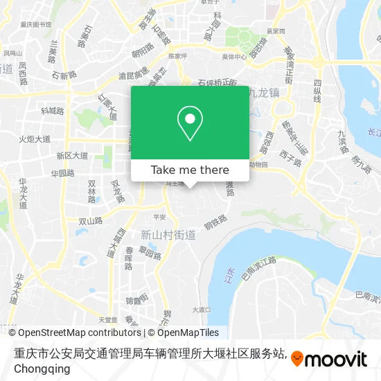 重庆市公安局交通管理局车辆管理所大堰社区服务站 map