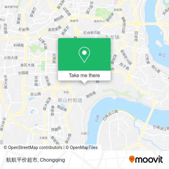航航平价超市 map