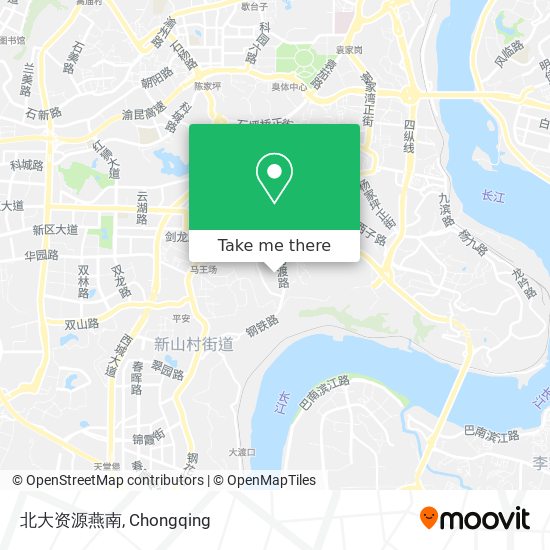 北大资源燕南 map