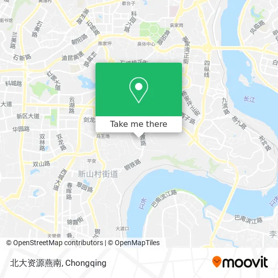 北大资源燕南 map