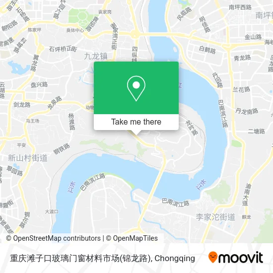重庆滩子口玻璃门窗材料市场(锦龙路) map