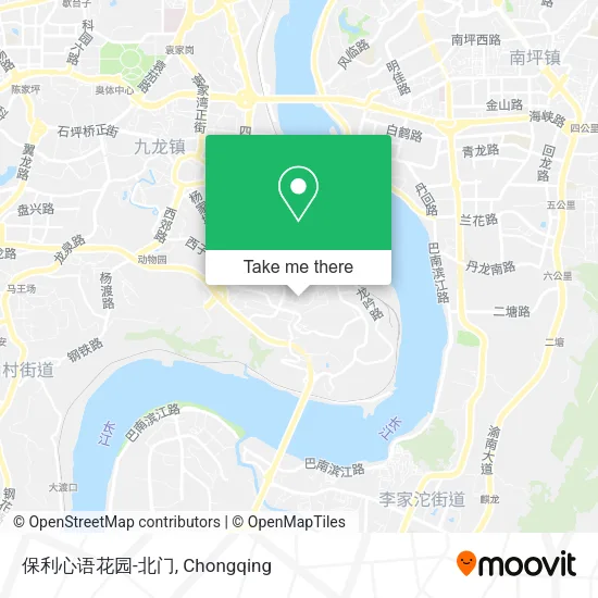 保利心语花园-北门 map