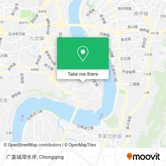 广厦城湖水岸 map