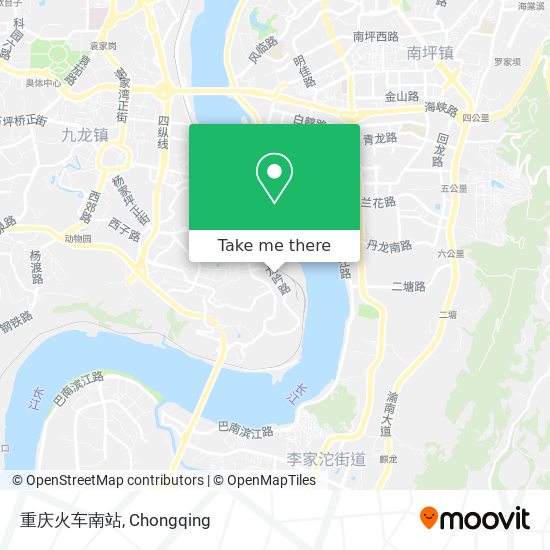 重庆火车南站 map