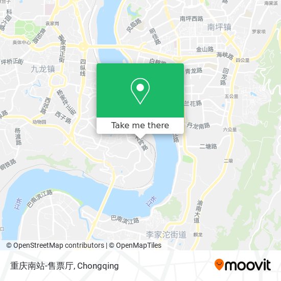 重庆南站-售票厅 map