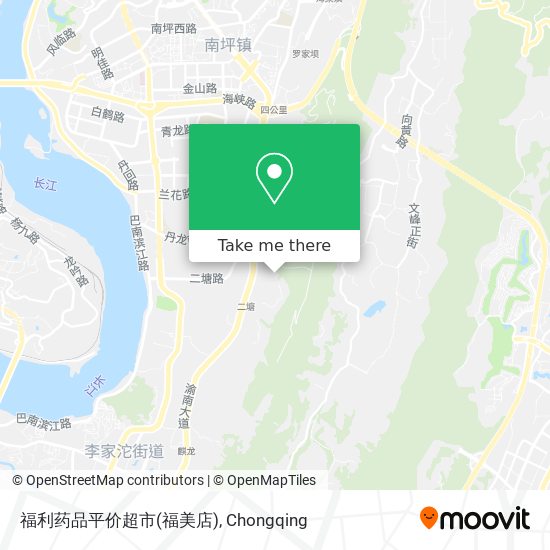 福利药品平价超市(福美店) map