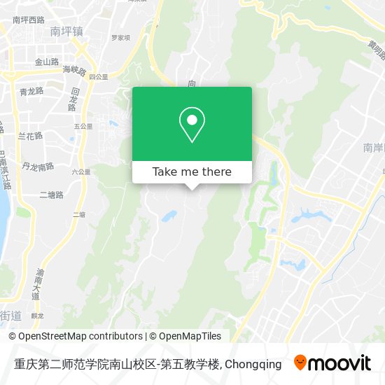 重庆第二师范学院南山校区-第五教学楼 map