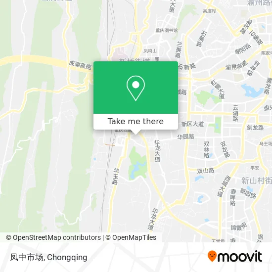 凤中市场 map