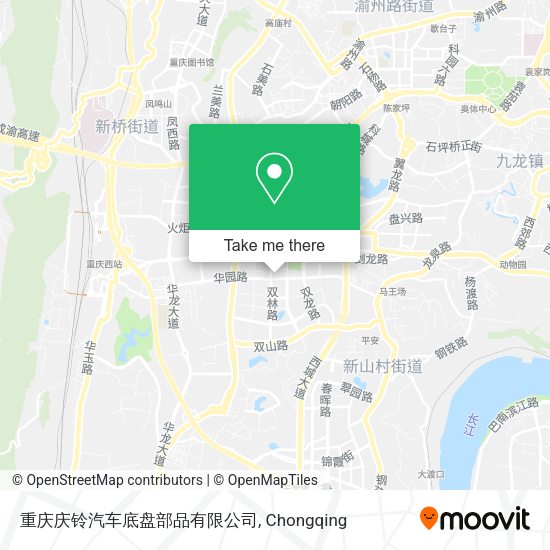 重庆庆铃汽车底盘部品有限公司 map
