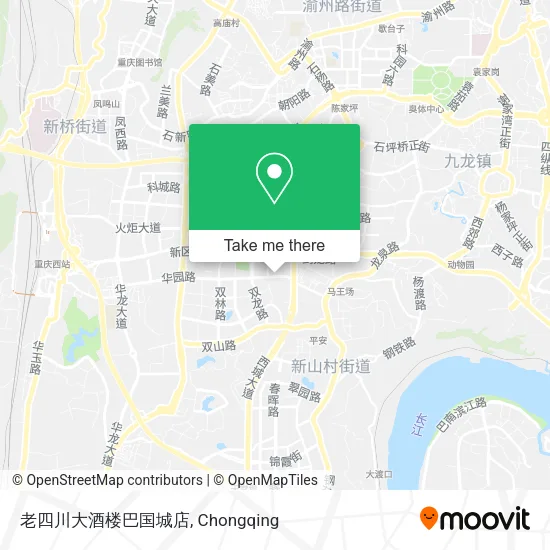 老四川大酒楼巴国城店 map