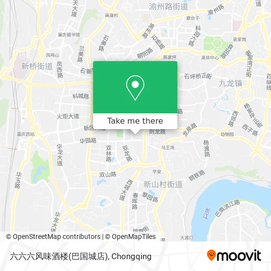 六六六风味酒楼(巴国城店) map