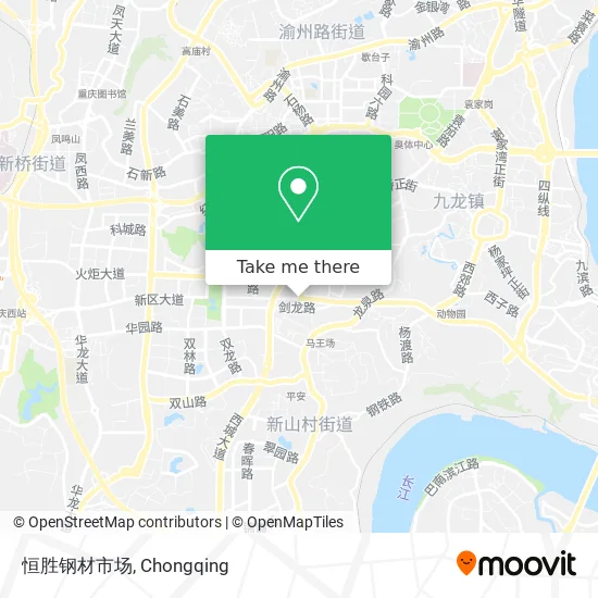 恒胜钢材市场 map