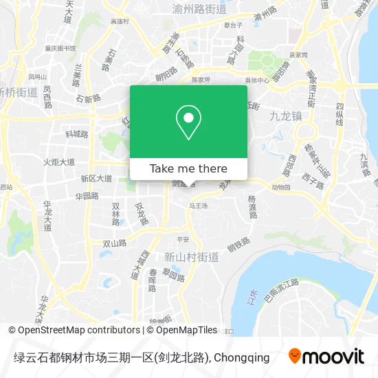 绿云石都钢材市场三期一区(剑龙北路) map