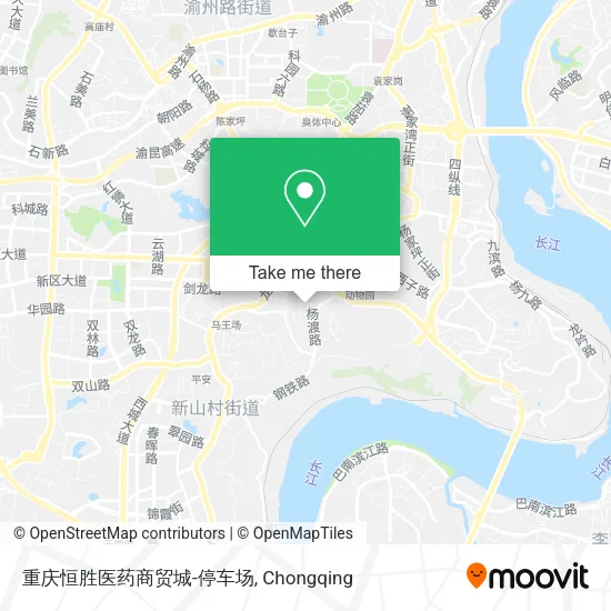 重庆恒胜医药商贸城-停车场 map