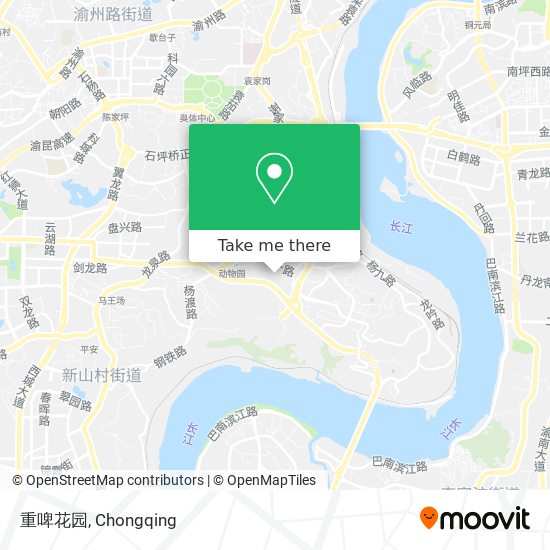 重啤花园 map